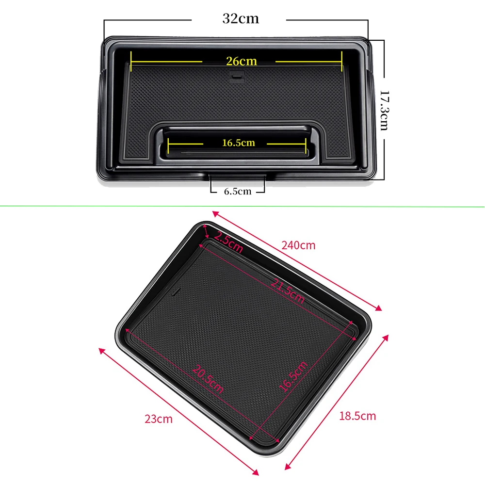 Car Dashboard Storage Box Center Console Organizer Tray Phone Holder Stand for Suzuki Jimny JB64 JB74 2019-2024 Auto Accessories