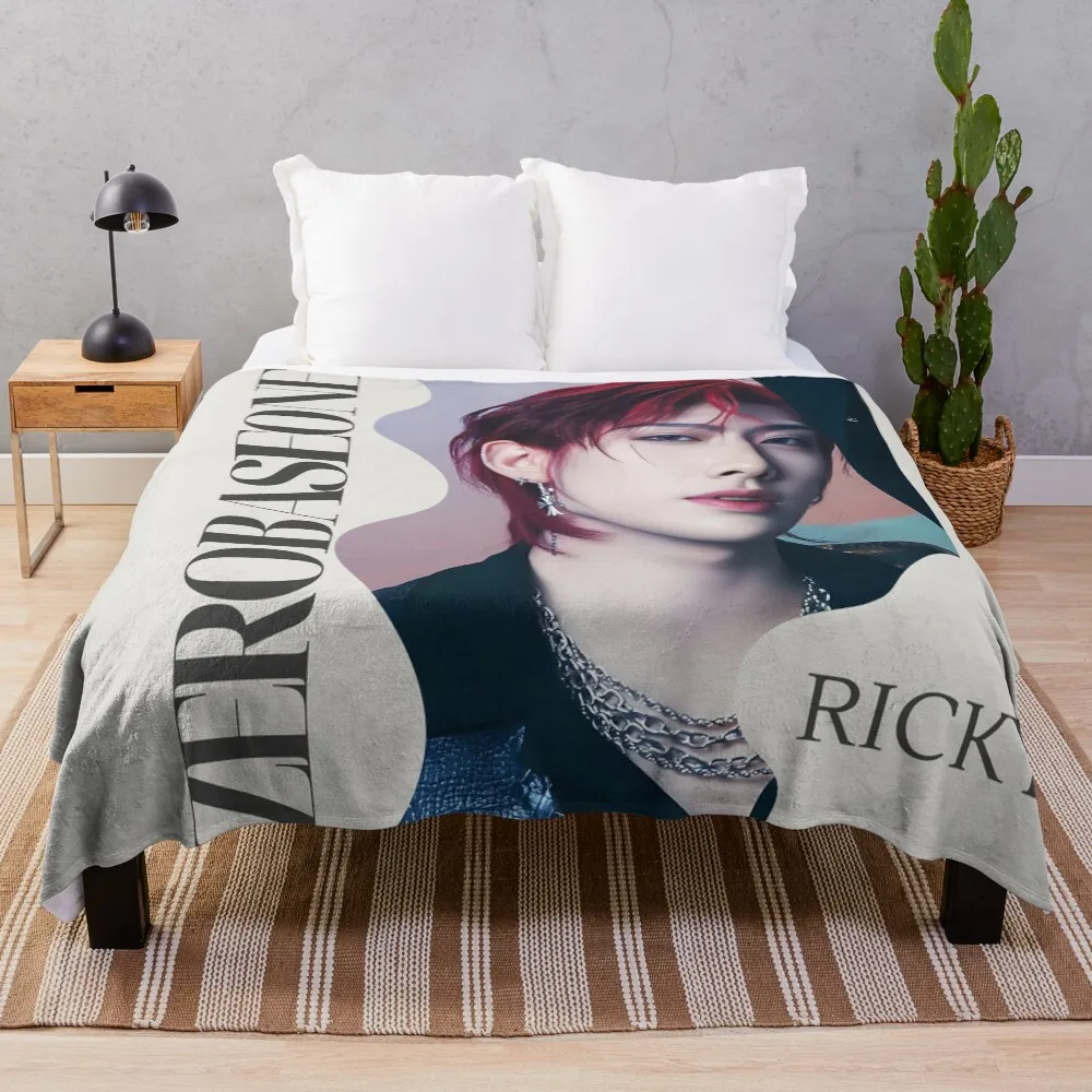 

RICKY zerobaseone (ZB1) Throw Blanket Soft Warm Blanket Gift for Men Women Adults