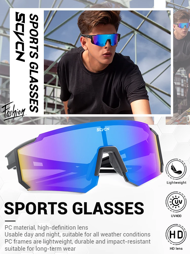 AliExpress SCVCN Sports Sunglasses Windproof UV400 Outdoor Riding Eyewear Hikng Fishing Windproof Goggles Men Women Bike Cycling Glasses