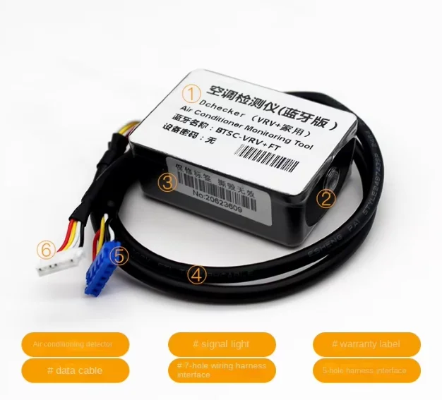Professional Maintenance Bluetooth Detector for Air Conditioner Intelligent Identification of Fault Model Tool Type Product