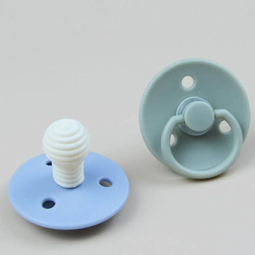 Environmental Soft Contrast Color Care Product Safety Non-slip Infant Supplies Baby Pacifier Soother Nipple Nursing Accessory