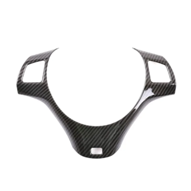 For BMW 3 Series E90 E92 E93 M3 with Hole Steering Wheel Sticker Real Carbon Fiber To Change the Decorative Frame Cover