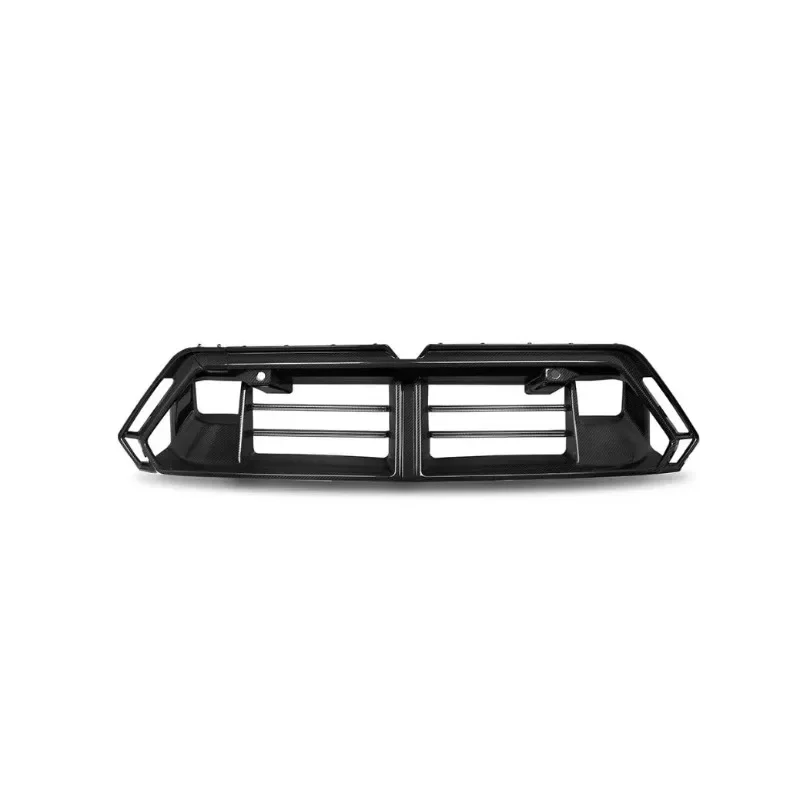 Best Quality Auto Body Parts SQ Style Dry Carbon Fiber Racing Grille Front Bumper Vent Cover Mesh Grill Frame for M5 G90 G99