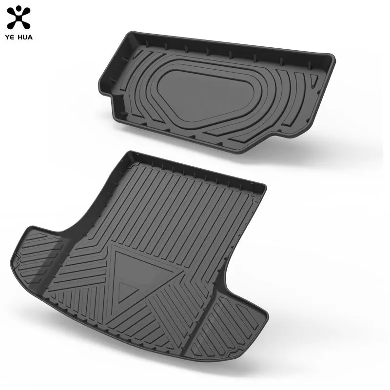 

For Tesla Model S Cargo Liner Trunk Mat Specialized Rear TPO Floor Mats All Weather Protection Pads Carpet Auto Accessories