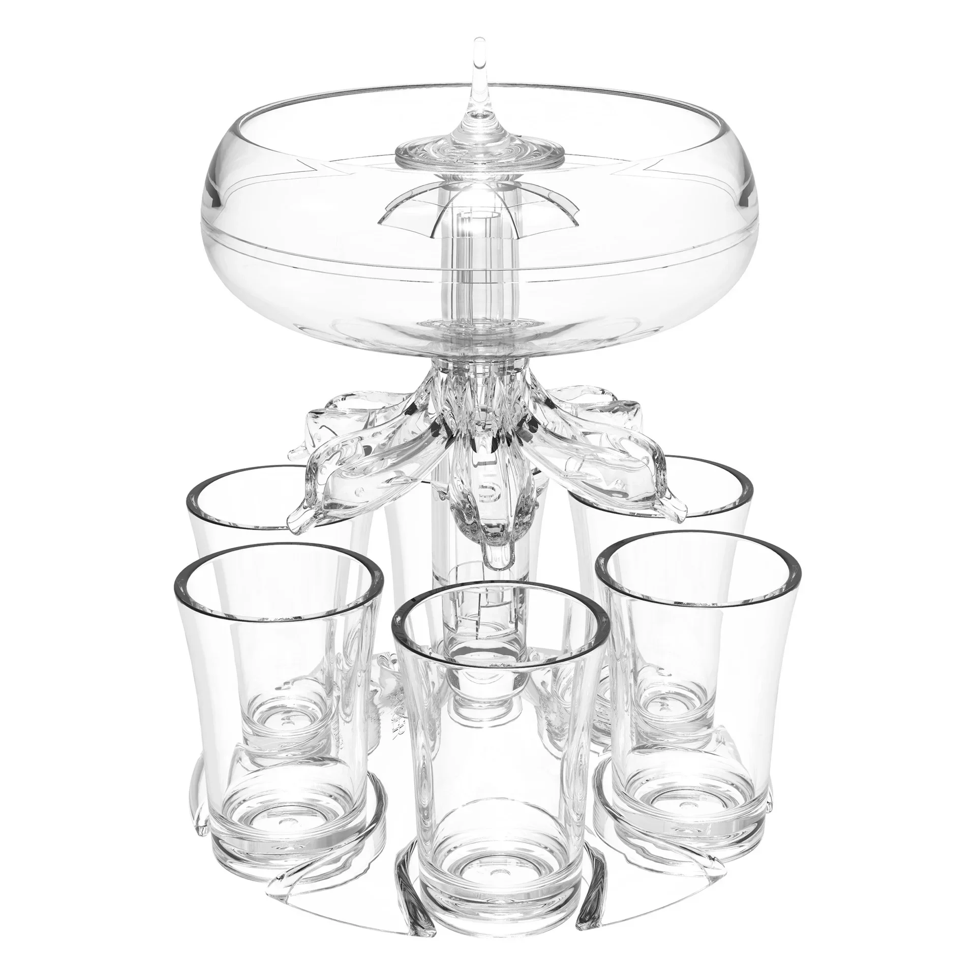 Liquor Divider Liquor Beer Party Pouring Artifact Cocktail Set Six Cups Outdoor Camping Equipment All Products