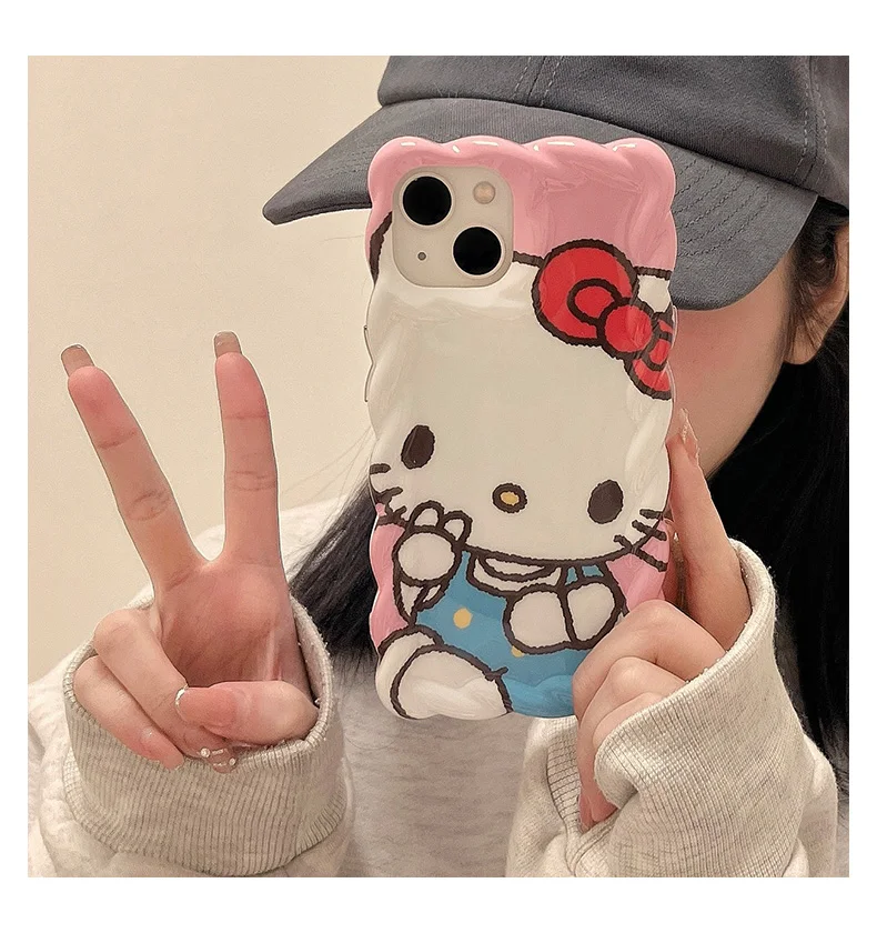 Sanrio Hello Kitty Kuromi My Melody Cinnamoroll Cute Cartoon Apple 14promax Mobile Phone Case New iphone 14 13 12 Pro 11