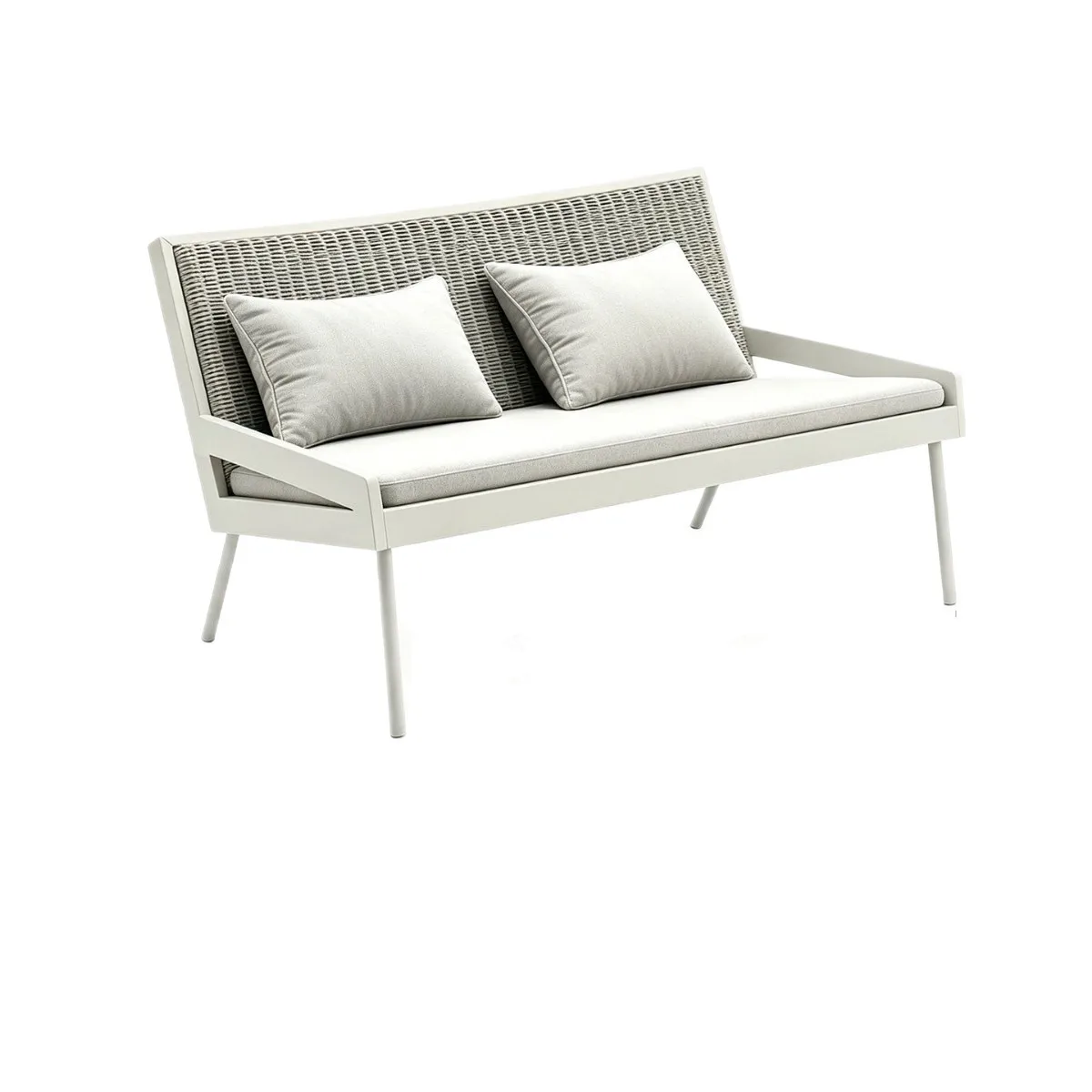 Outdoor Sofa Balcony Leisure Homestay Model Room Rattan Furniture Courtyard Hotel Villa Teak Tables and Chairs
