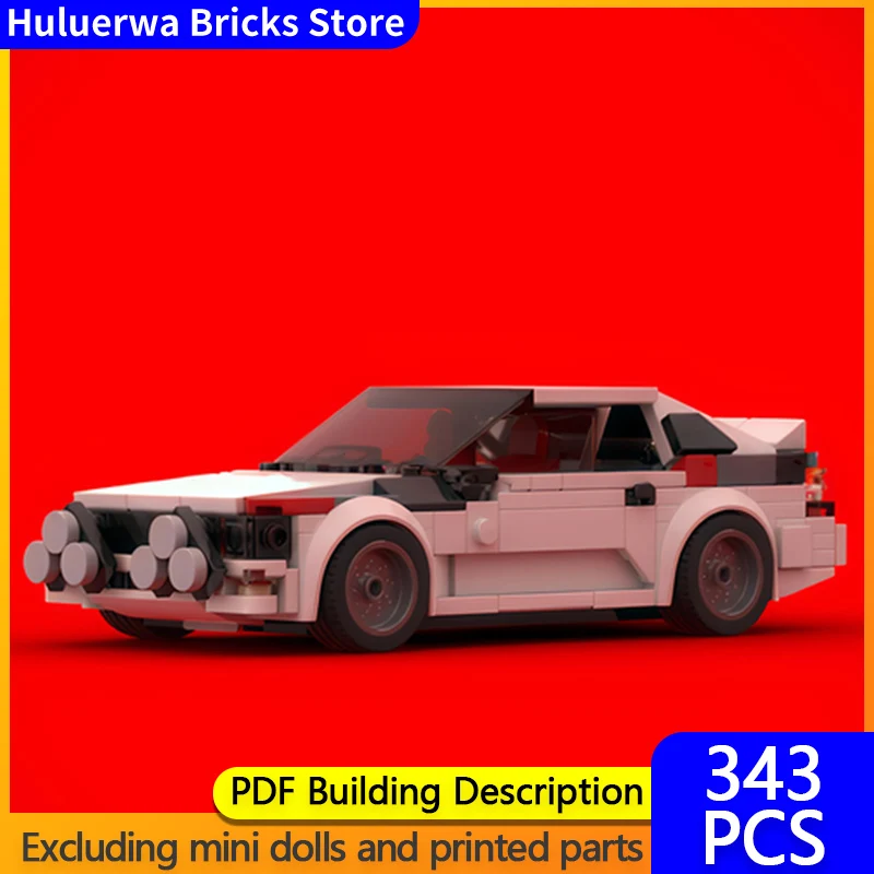 

Speed Racing Car Model MOC Building Bricks Quattro Rally Racing Car Modular Technology Gifts Holiday Assemble Children Toys Suit