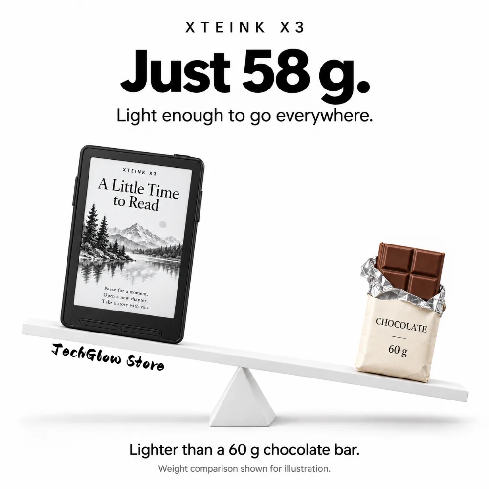 XTEINK X3 E-Book Reader With Eye-Friendly E-Ink Display Mini Portable Digital Reading Device X3 is more advanced than X4