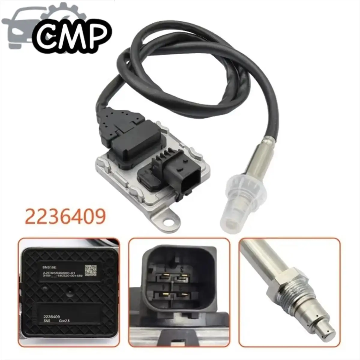 

1pcs 2236409 2236409PE 2236409PEX Inlet Nox Sensor Nitrogen Oxygen Sensor For MX13 PACCAR Engine Parts Accessories
