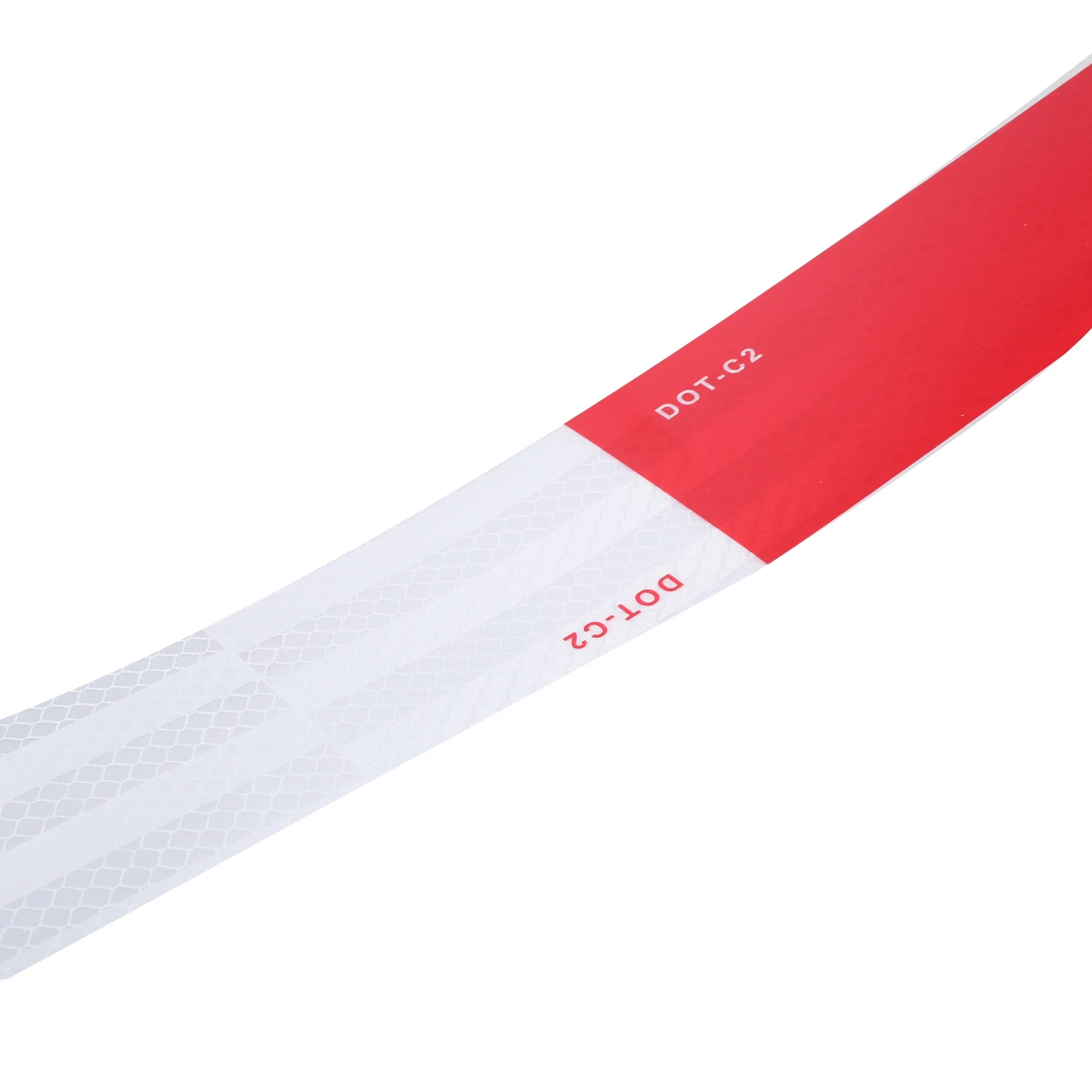 Red And White Reflective Tape Reflective Film Car Truck Body Stickers Annual Inspection Reflective Strip