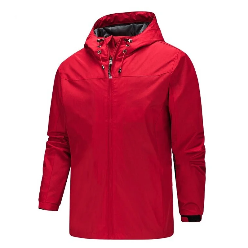 New Autumn Winter Sports windbreaker Zipper Jacket Casual Outdoor Mountain climbing Fashion Men’s Solid Color Jacket Coat Hoodie