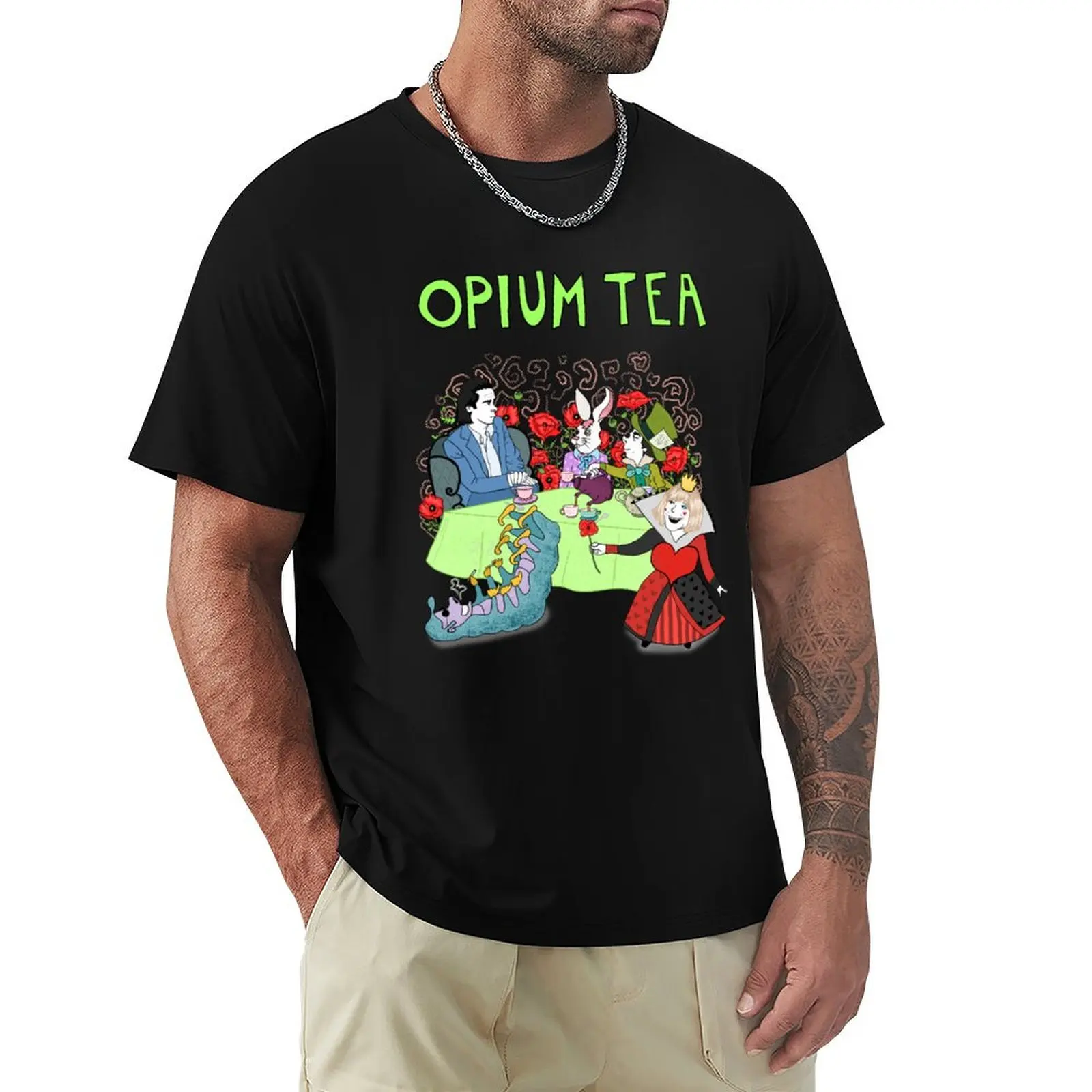 

Opium Tee - Nick Cave T-Shirt anime shirt luxury clothing labubu vintage clothes blacks plain white t shirts men
