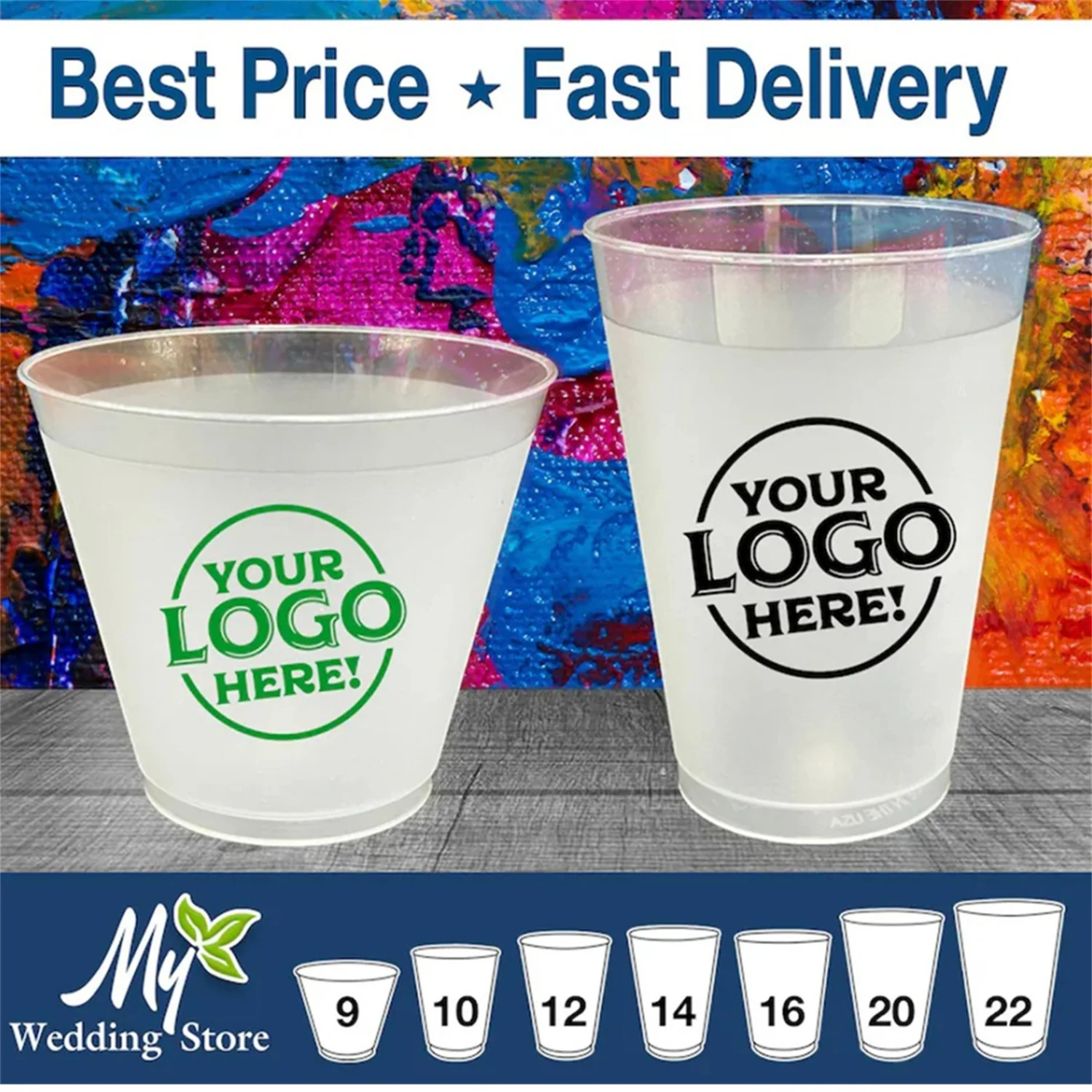 

Персонализированные стаканчики, матовые стаканчики с индивидуальной печатью, небьющиеся, морозный гибкий, персонализированные пластиковые стаканчики для вечеринок, рекламные, свадьба