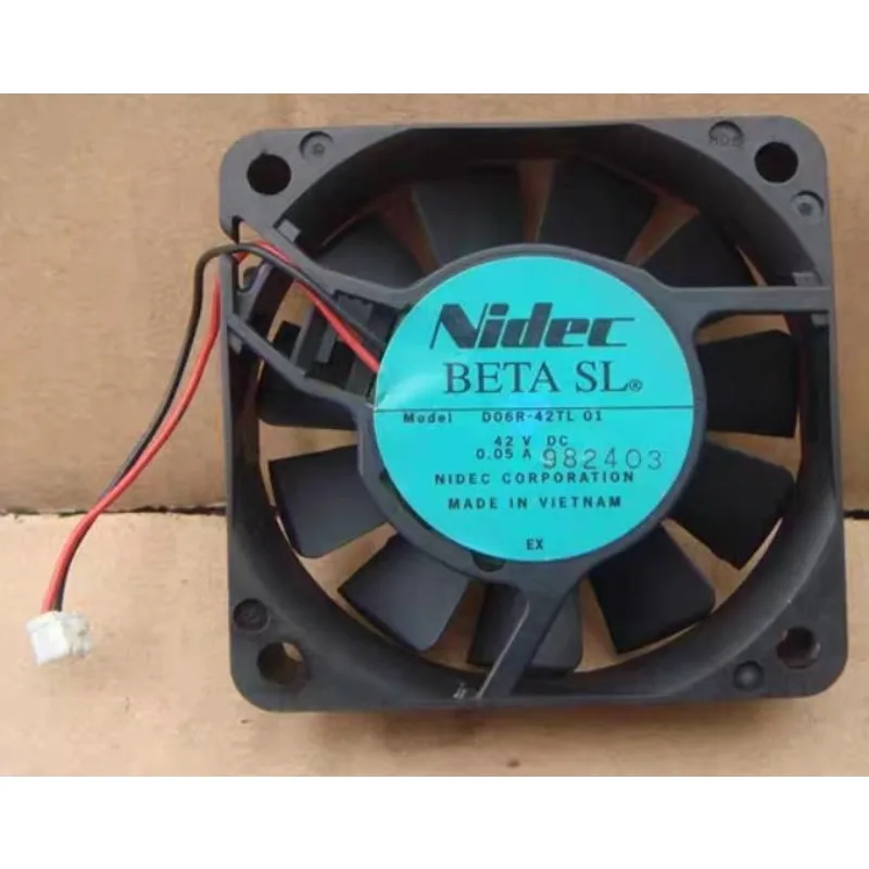 Cooler Fan for Nidec 6015 42V 0.05A D06R-42TL 01 60x60x15mm