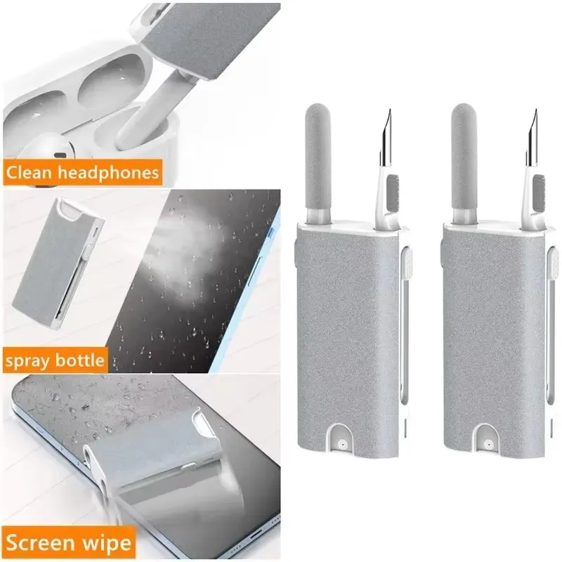 1/2/3Pcs 5 In 1 Computer Cleaner Kit Camera Phone Tablet Laptop Screen Cleaning Tools Earphone Cleaning Brush Pen