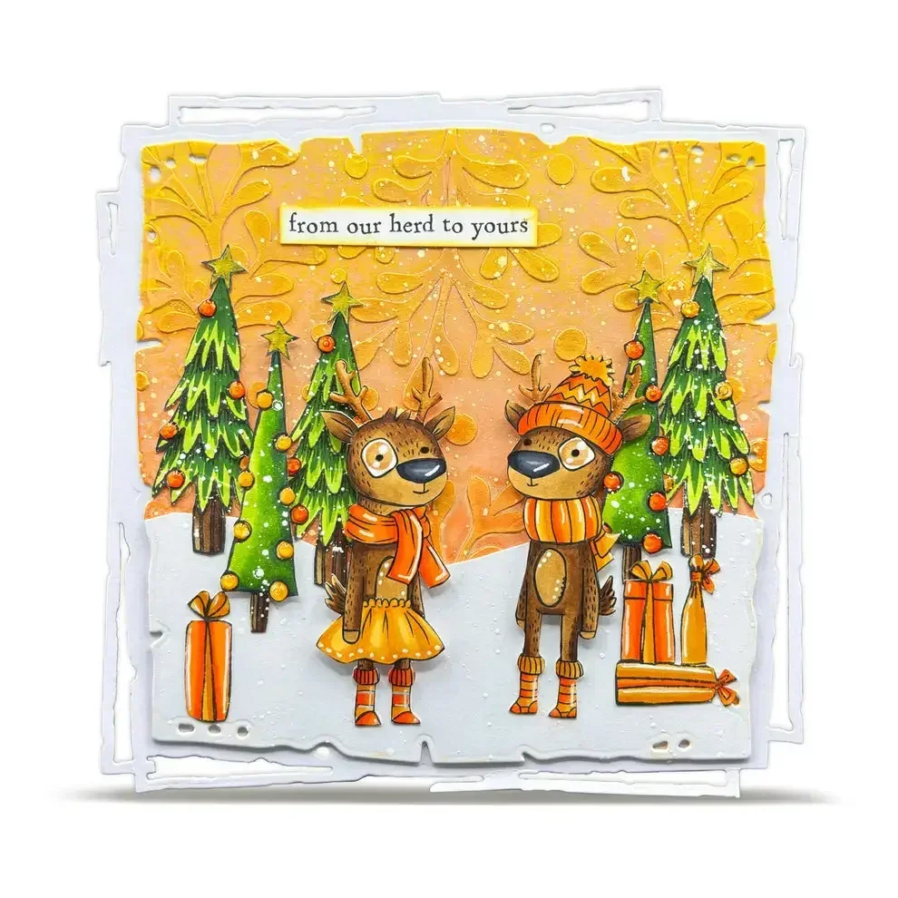 2026 New A7 Stamp Set - Sparkle Season Stamps For DIY Scrapbooking Crafts Maker Photo Album Template Handmade Decoration