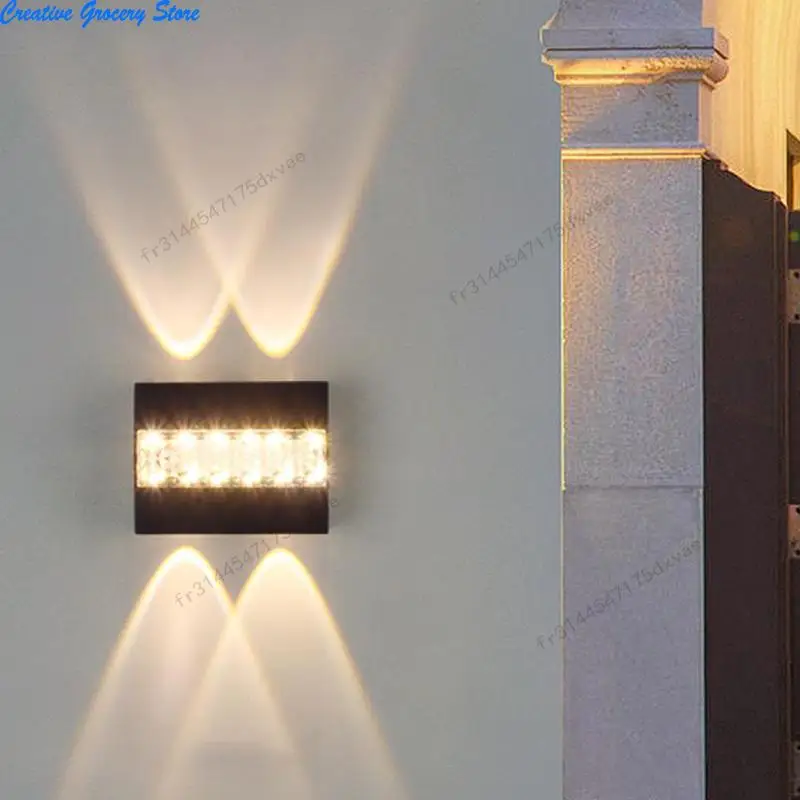 Obrázek 3: Outdoorové vodotěsný zeď lehký 10W 8W 6W ABS materiál dekorační sad lampa exteriér zeď val energy‑saving