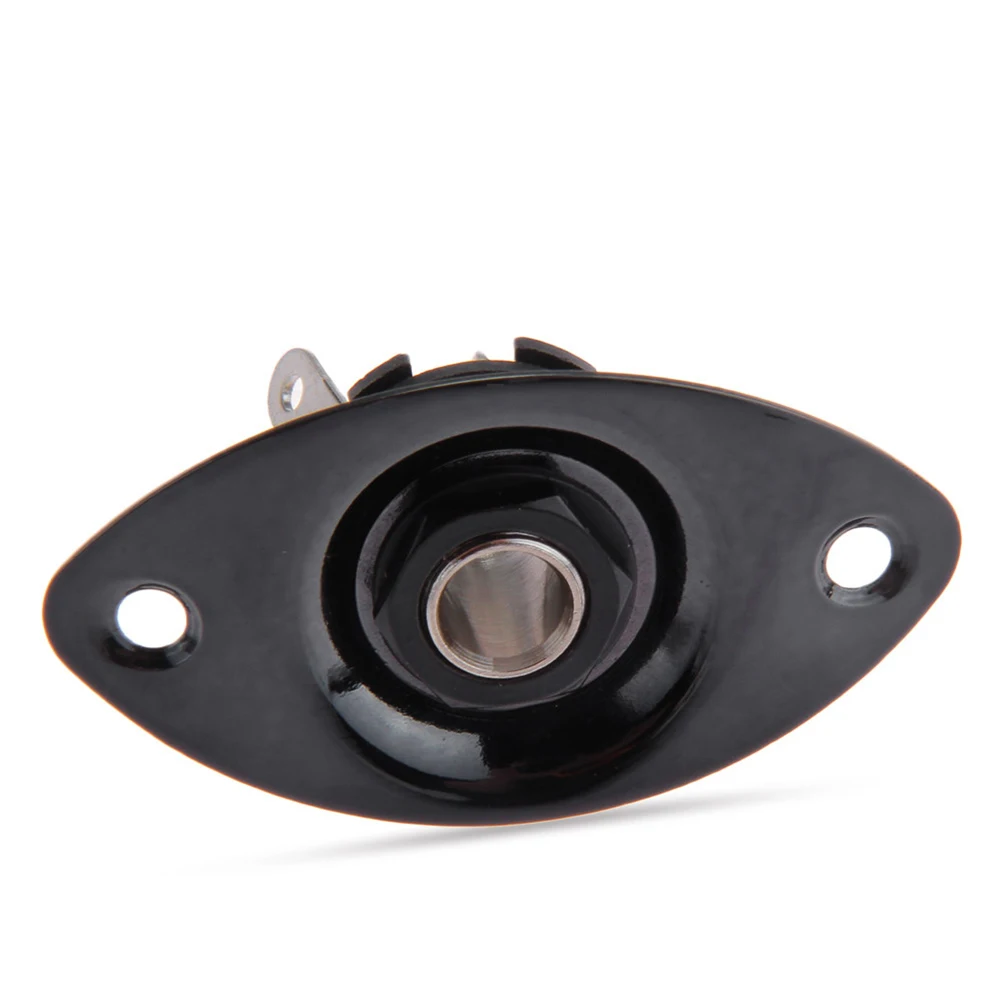 

Electric Guitar Jack Replacement Parts Jackplate for Oval Customization Output Pickup