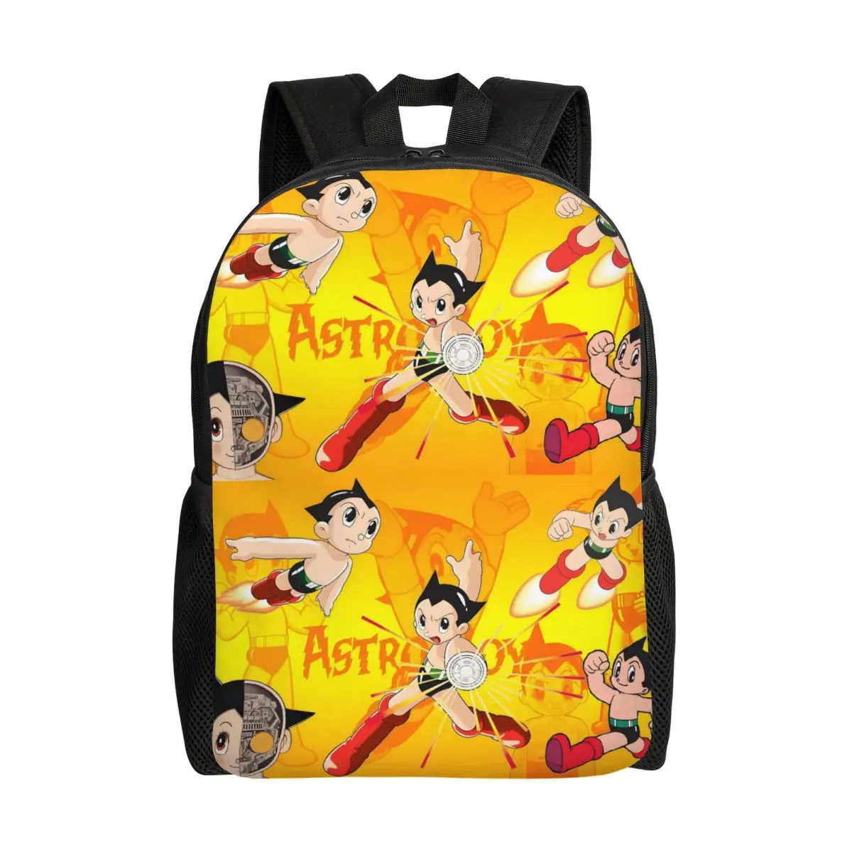 

Personalized Classic A-Astroed Boy Comics Backpacks for Women Men College School Students Bookbag Fits 15 Inch Laptop Robot Bags