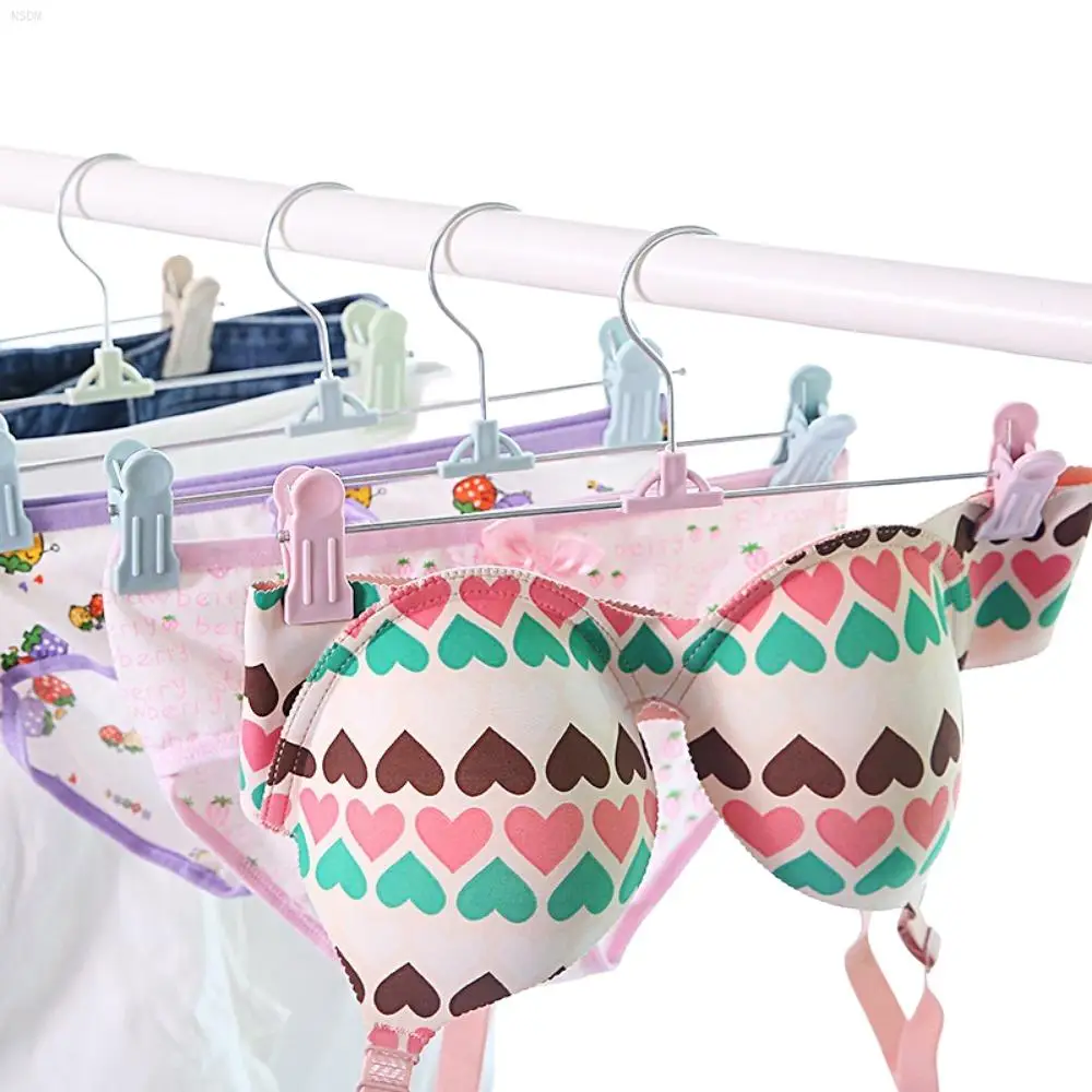 

NSDM Non Slip Plastic Pants Clip Seamless Pants Rack Pants Clip Skirt Clip Underwear Hanger Home Clothing Store Hanger Drying Ra