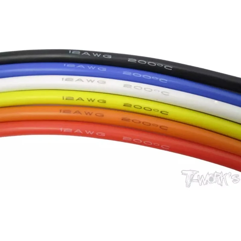 Original T works EA-025 14 Gauge Silicone Wires 2MProfessional Rc part