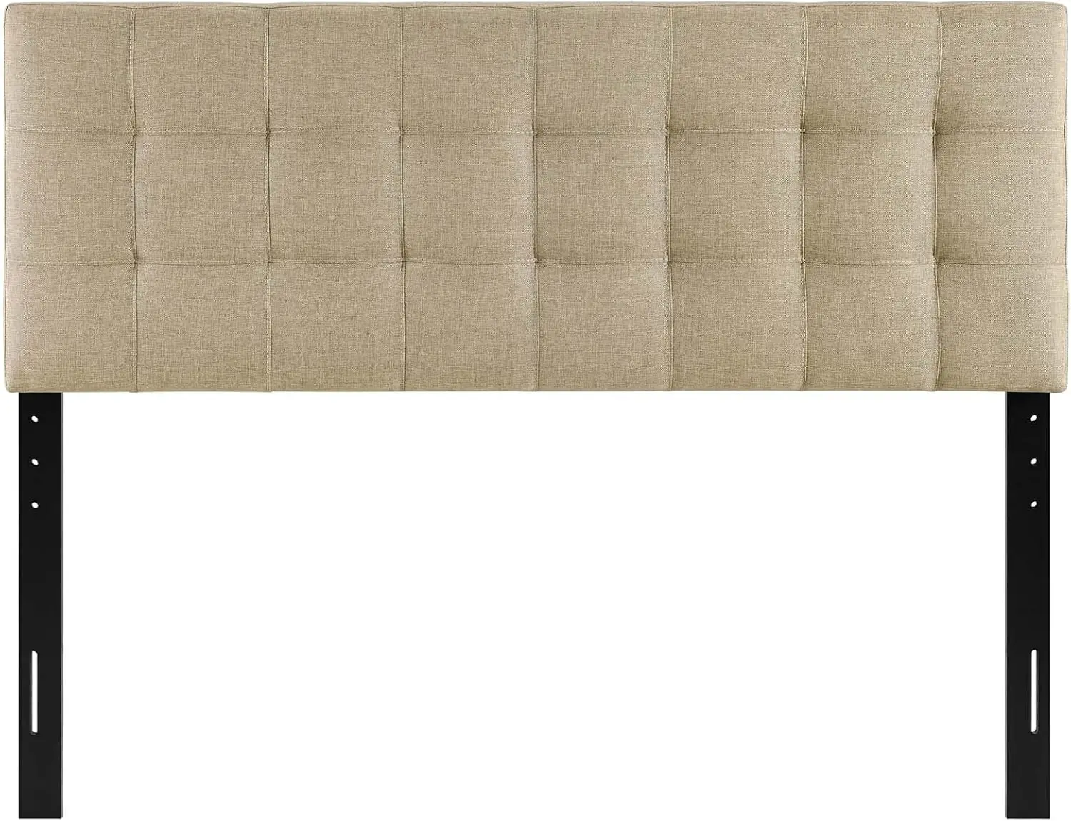 Planche de sauna Queen en tissu de lin capitonné, solution, beige