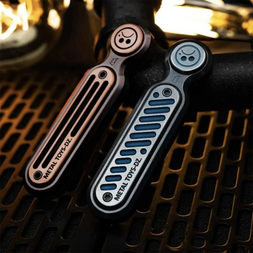 DZ 사이버 볼 EDC 피젯 슬라이더 스피너 금속 안티 스트레스 장난감 ADHD 불안 완화 감각 집중 피젯 장난감