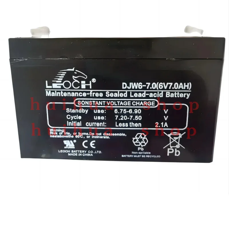 

DJW6-7 6V 7.0AH Storage Battery Maintenance Free for Electric Vehicles 6V7AH