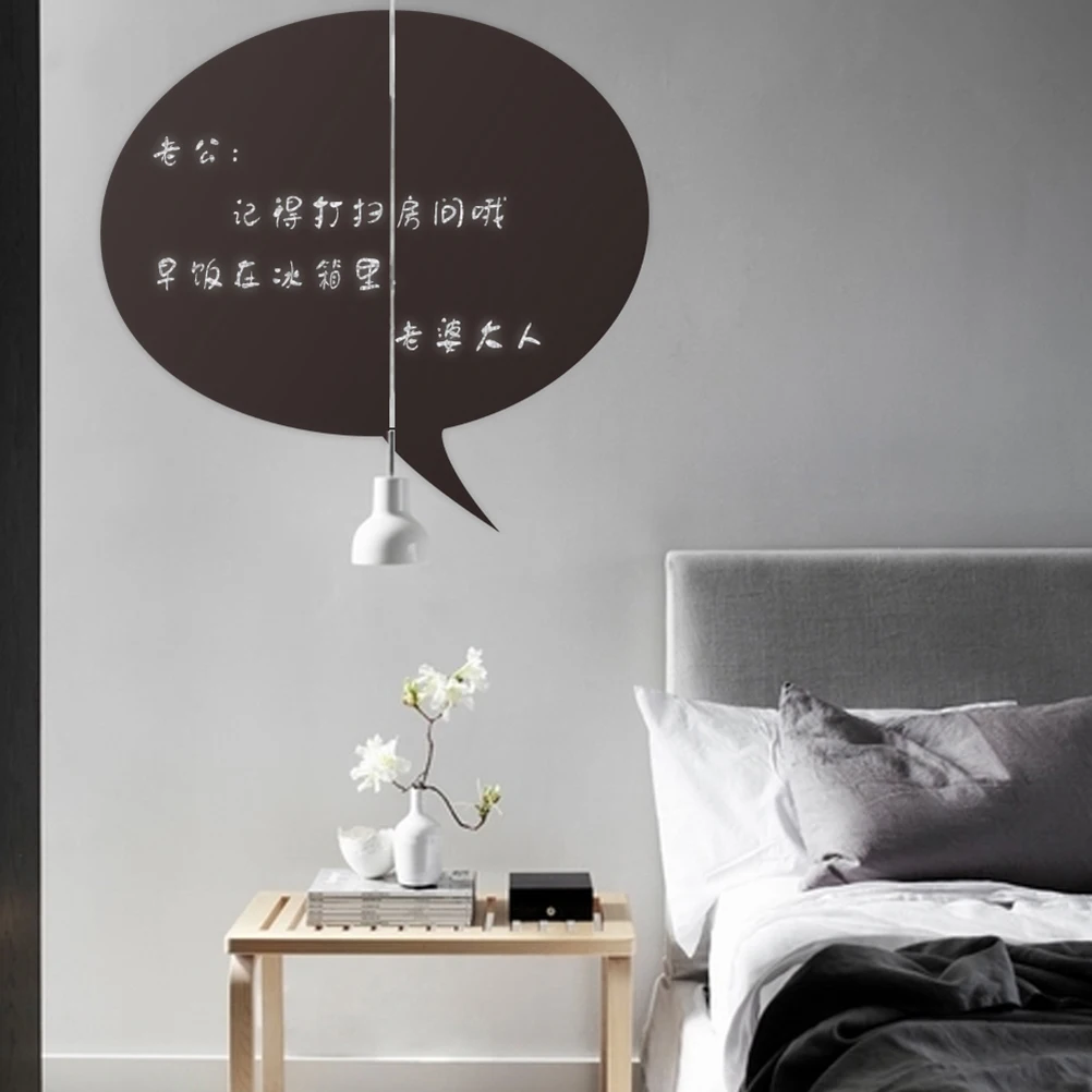 

Stick Chalkboard Round Labels Stickers Reusable Blackboard Wall Decal Strong Pp Pvc Easy Clean Dishwasher Safe