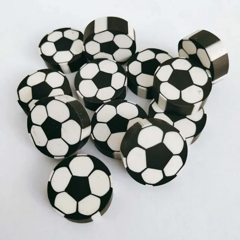 5Pcs  Football Eraser  Borrar Rubber Kawaii Stationery Supplies Basketball Fournitures Scolaires Gomme