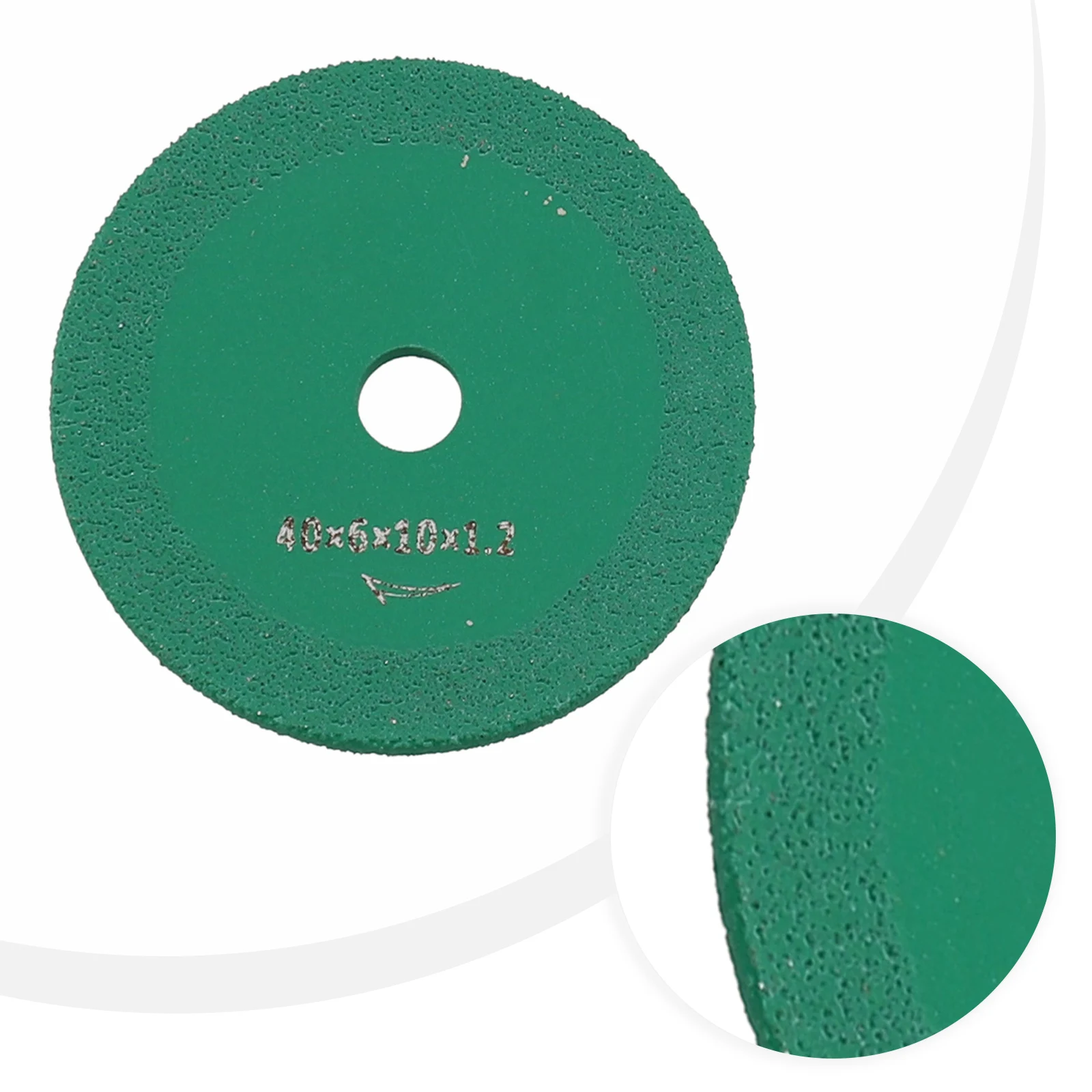 AaGlass Cutting Discs For Angle GrinderWearResistance 40mm 50mm 60mm 70mm 80mm Green High Manganese Steel Cutting Saw Blade
