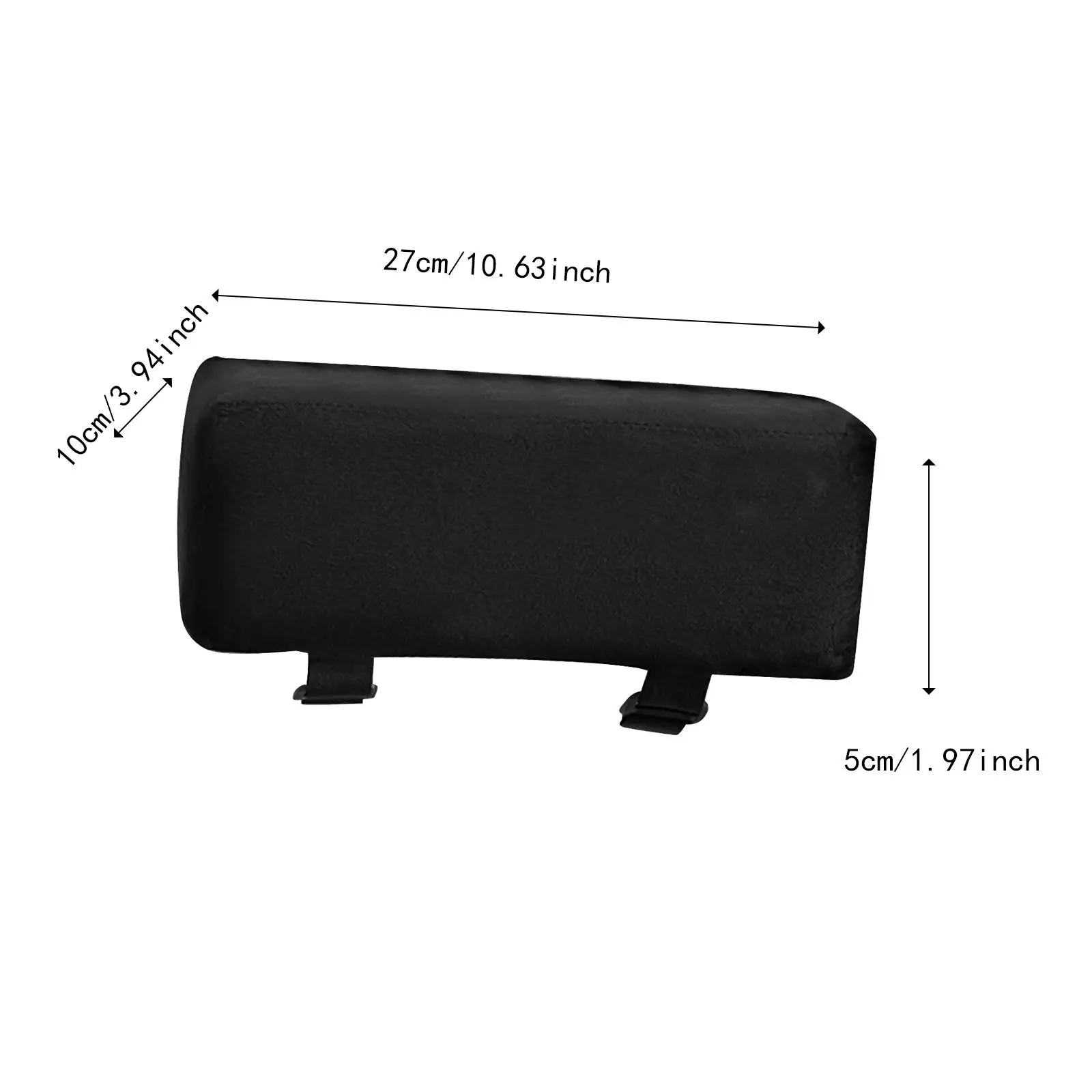 Office Chair Armrest Pad Memory Foam with Adjustable Strap Universal Removable Anti Slip for Household Office