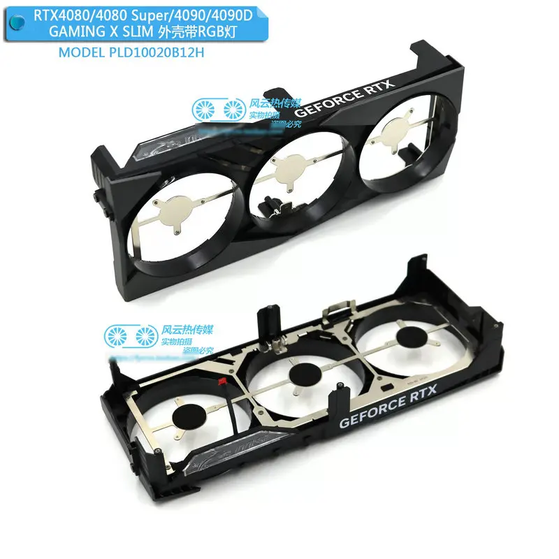 Black Frame Shell  Fans for MSI RTX4080 RTX4090 SUPER GAMING X SLIM Graphics Video Card