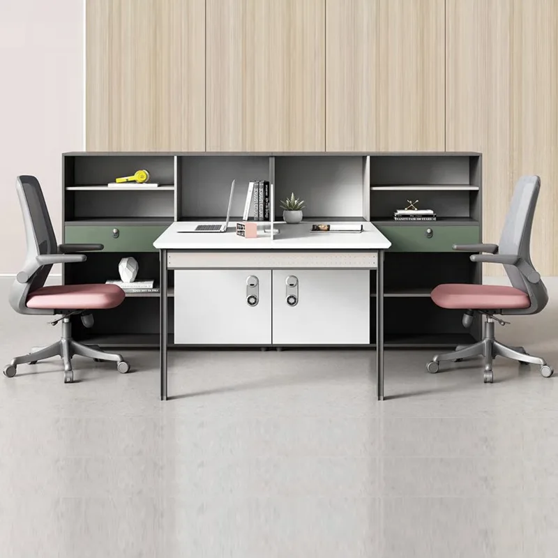 E0 environmentally friendly office desk and chair combination simple modern staff desk screen workstation office furniture booth