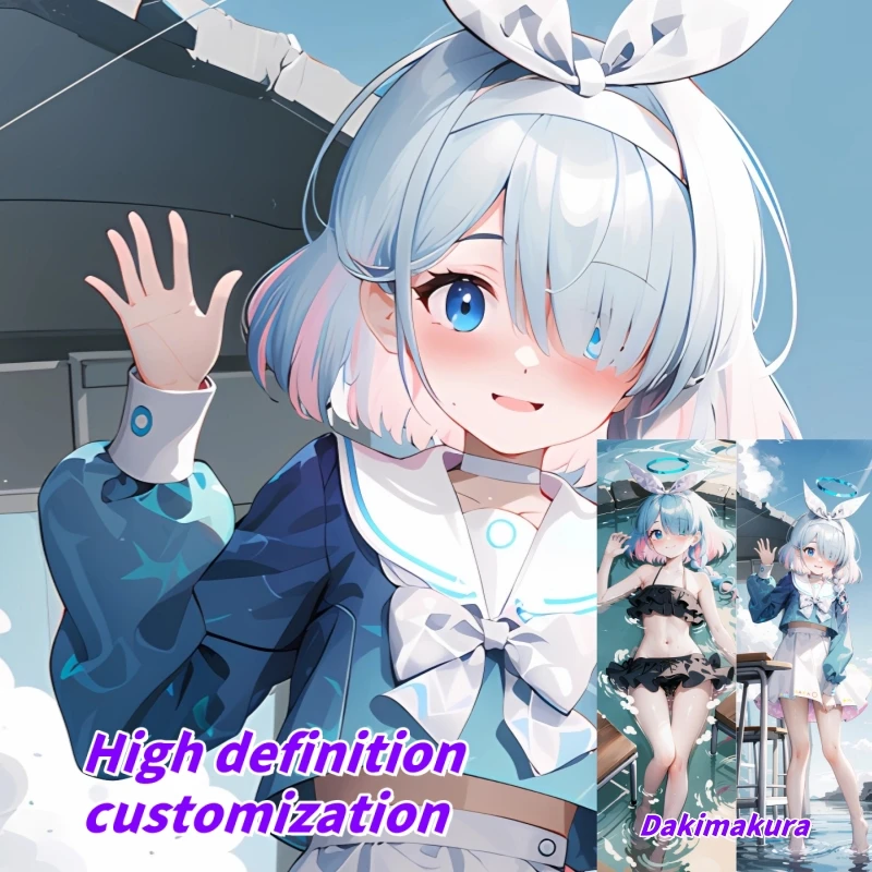 

Dakimakura Anime Pillow Case Blue Archive Alona Double-sided Print Of Life-size Body Pillowcase Gifts Can be Customized