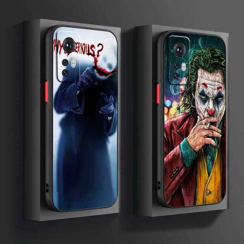 Art JJokers Movie For Xiaomi Mi 13 12 12T 11T 11 11i 10T 10 9T Pro Lite Ultra 5G Frosted Translucent Phone Case