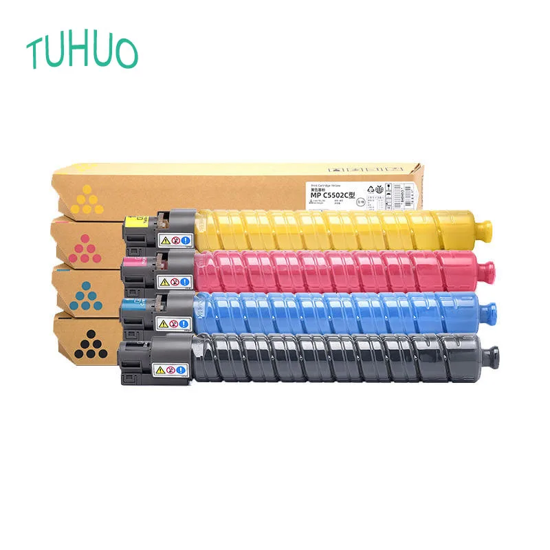 4PCS/1 Set MPC5502 MPC4502Toner Cartridge Compatible for Ricoh Aficio MP C4502 MP C5002 Color Toner Powder