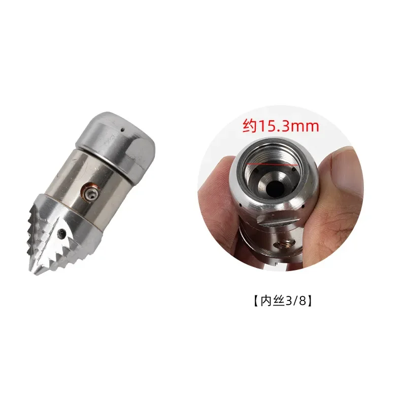 High Pressure Water Jet Nozzle For Car Cleaning Ground Drilling Sewer Pipeline Dredging Flushing Mine Property Maintenance