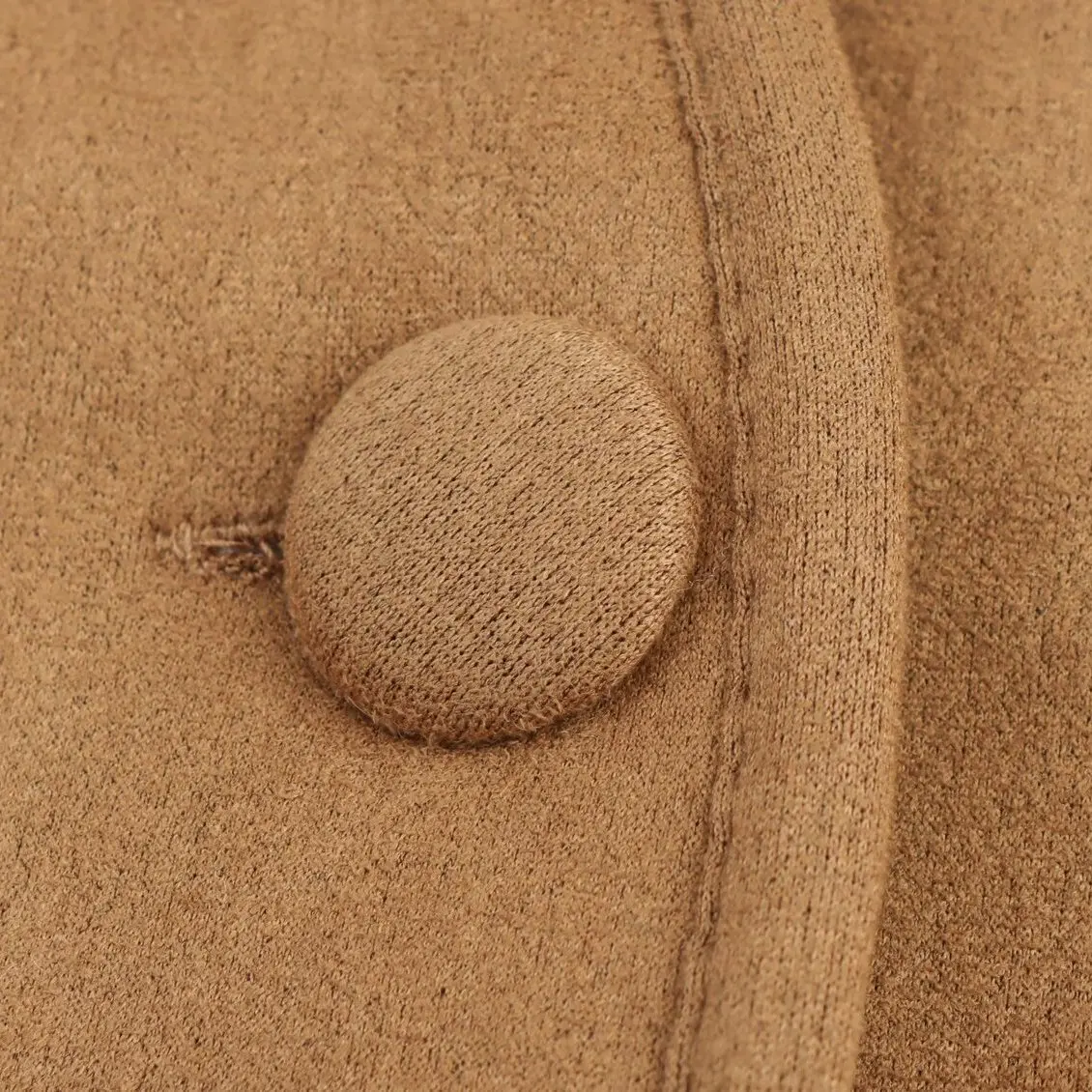 سترة نسائية جديدة من فراء الضأن من KASLEAD مع قطري على شكل حرف V Svel Street Sle بطول عادي وزر واحد للإغلاق #3