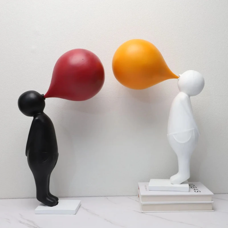 

Nordic resin character ornament TV cabinet bedroom study living room desktop home porch soft decoration