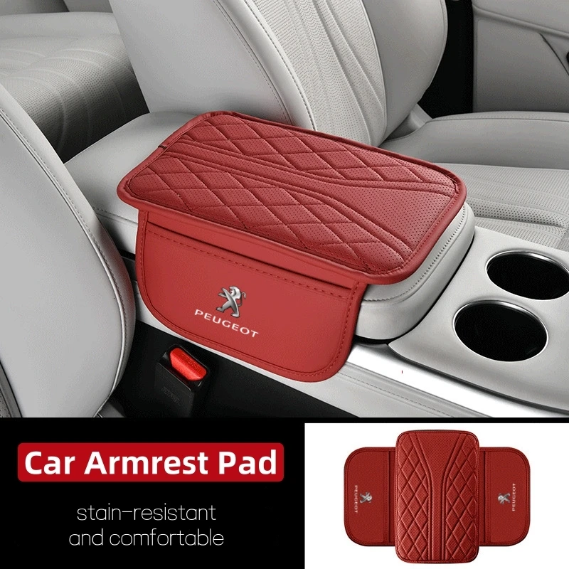 

Car Center Console Armrest Box Cushion stain-resistant and comfortable storage mat For Peugeot 206 307 208 207 3008 407 508 2008