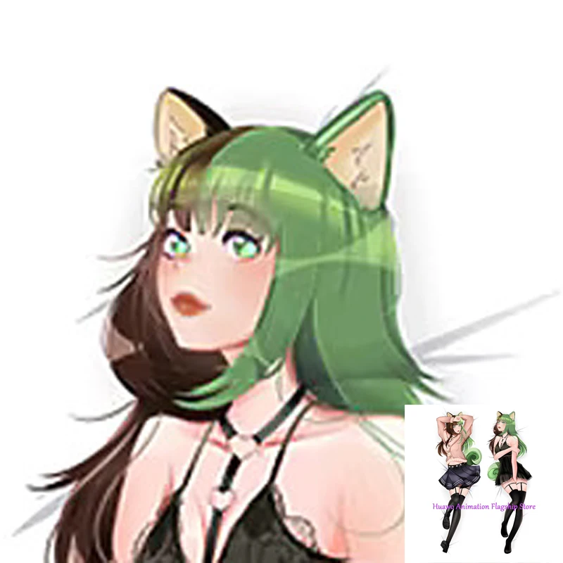 

Dakimakura Anime Pillow Cover Monaka Inu Double Sided Print 2Way Cushion Cover Xmas Gifts