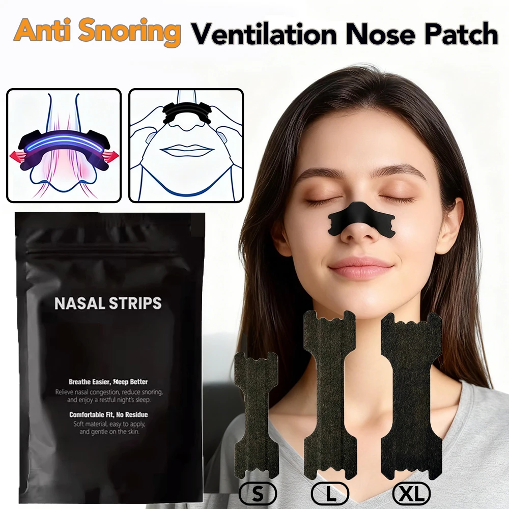 30/60/90PCS Improve Sleeping Health Breath Nasal Strips Nose Strips Nasal Congestion Anti-Snoring Better Breathing Nose Patches