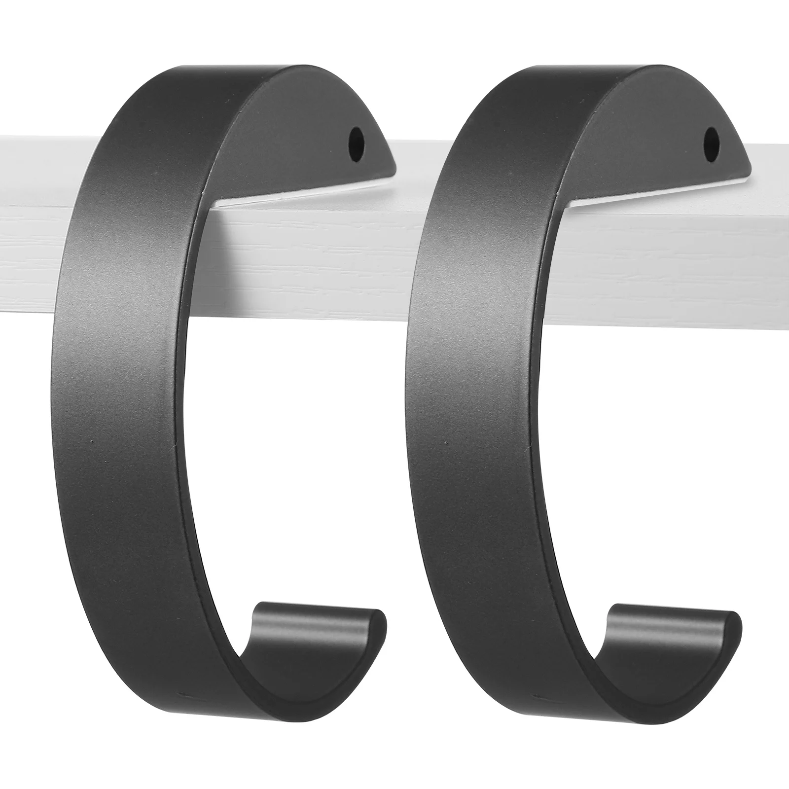 

2Pcs Desktop Aluminum Hanger Hook Handbag Hangers Portable Nonslip For Table Bag Holder Storage