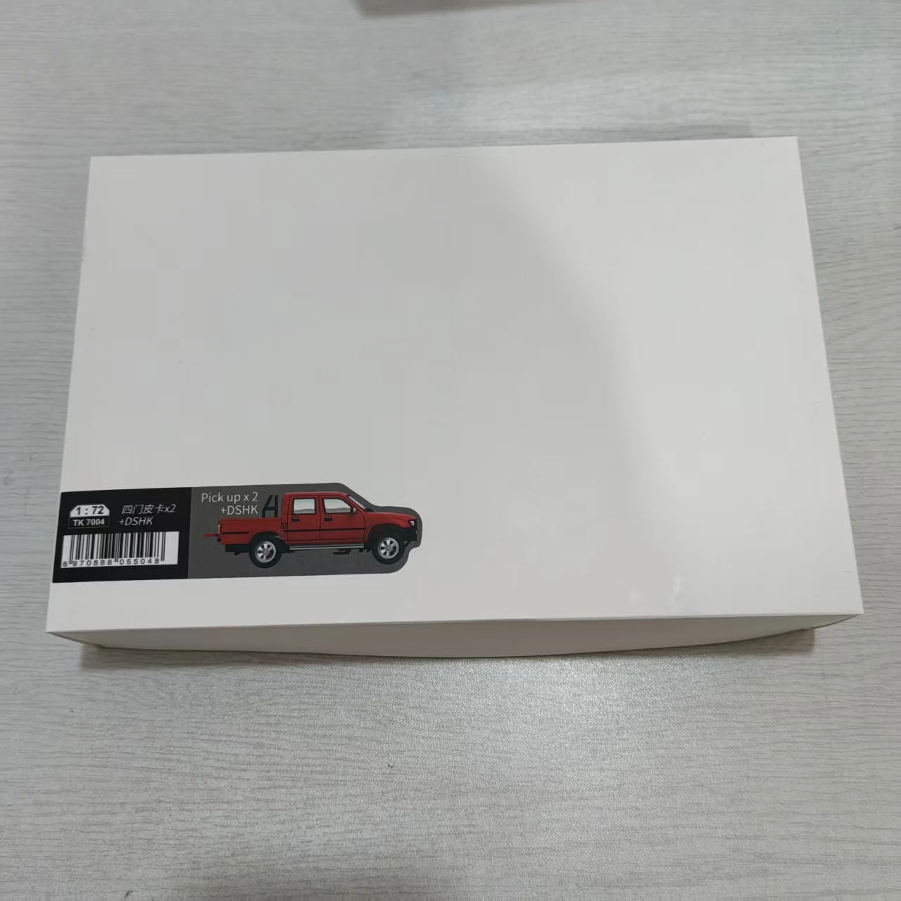 3RMODEL TK7004 1/72 Mid East War Pickup + DShK Assembly Model Kit Collectible（No color box）