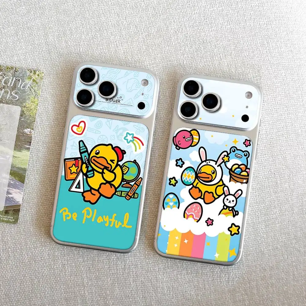

Yellow Duck Brand B.D-DUCK Unique Style Rear Decal Wrap Protective Sticker For IPhone 17 Pro 17 Pro Max