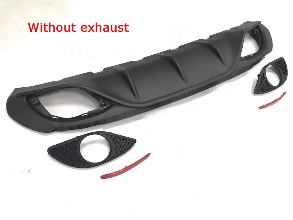 PP No exhaust tips