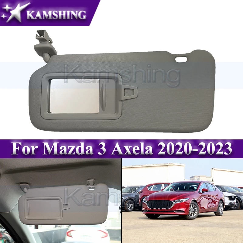 Kamshing Car Inside Sunvisor For Mazda 3 Axela 2020-2023 Sun Shield Front Sunshade Sun Visor Low Configuration