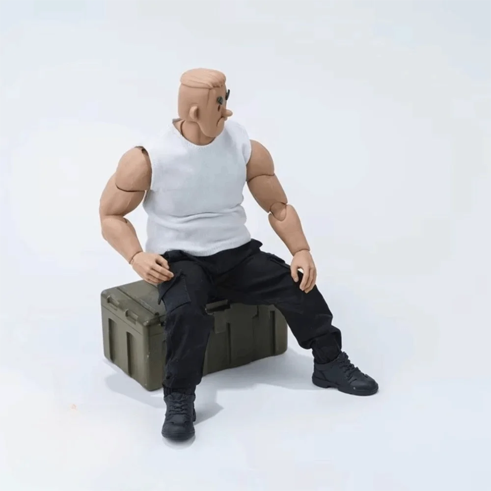 Accessories 1/10 Scale Clothes Vest Jeans Action Figure Body Clothes Shirt Clothing Set for Notaman NT-03 Strong Soldier